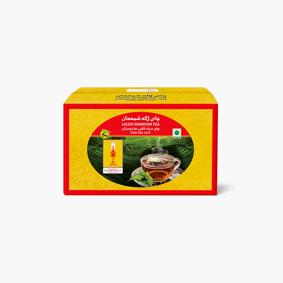 چای قلمی یک لاله شمعدان