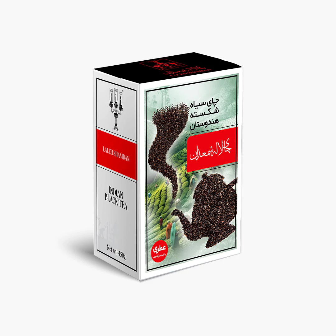 چای سیاه شکسته ممتاز لاله شمعدان با عطر برگاموت چای سیاه شکسته ممتاز لاله شمعدان با عطر برگاموت